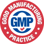 Good Manufacturing Practice certified badge